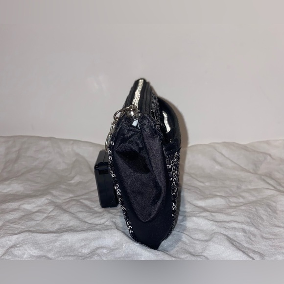 Women’s Victoria's Secret Black Sequin Clutch Bag Limited Edition - Picture 6 of 14
